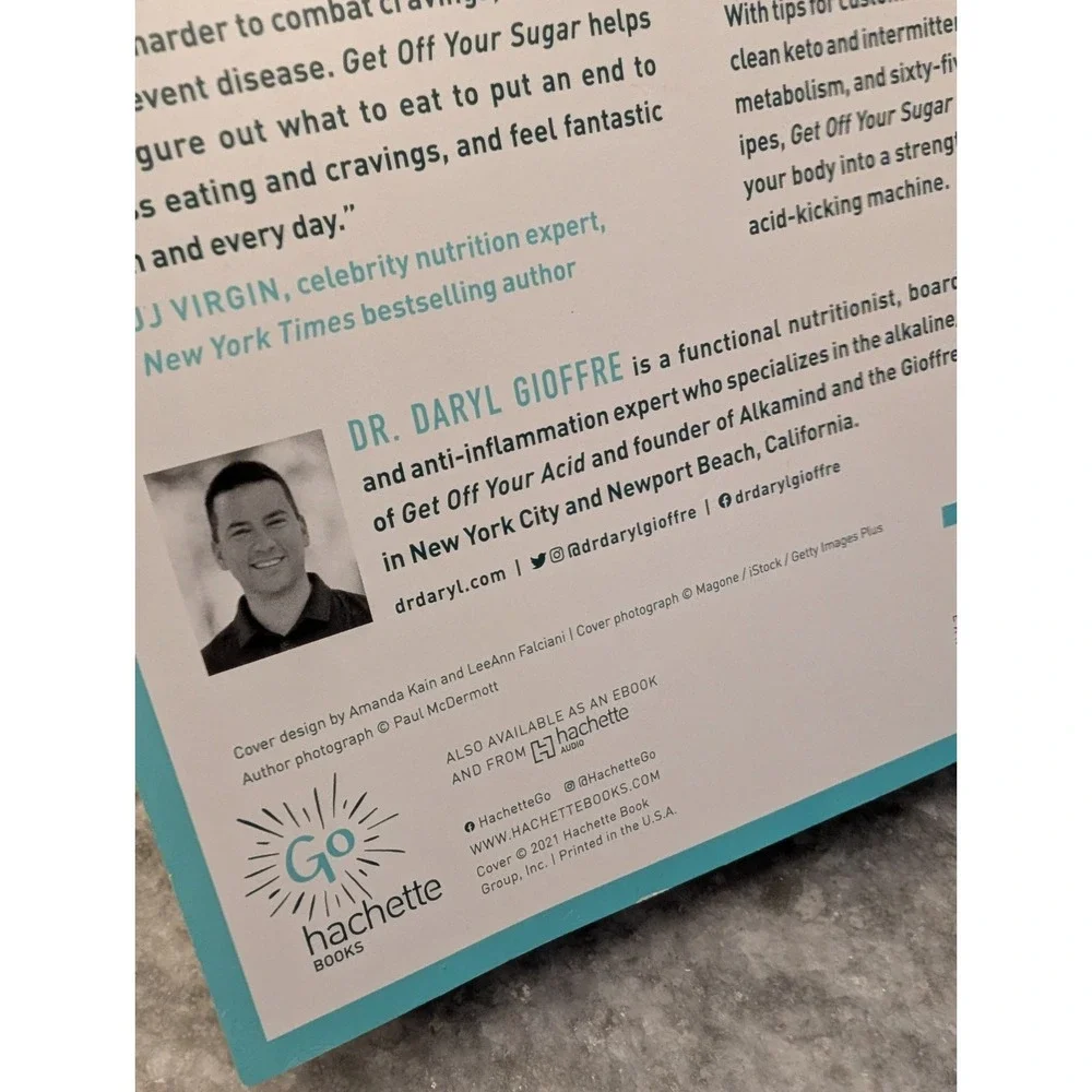 Get Off Your Sugar By Dr. Daryl Gioffre Paperback Book